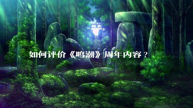 如何评价《鸣潮》周年内容?